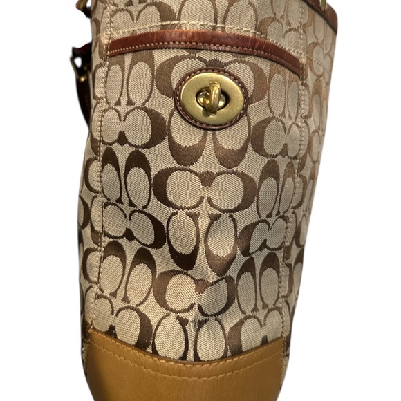 COACH Gallery Top-Zip Tote (model# E0768-11238) - Picture 9 of 11